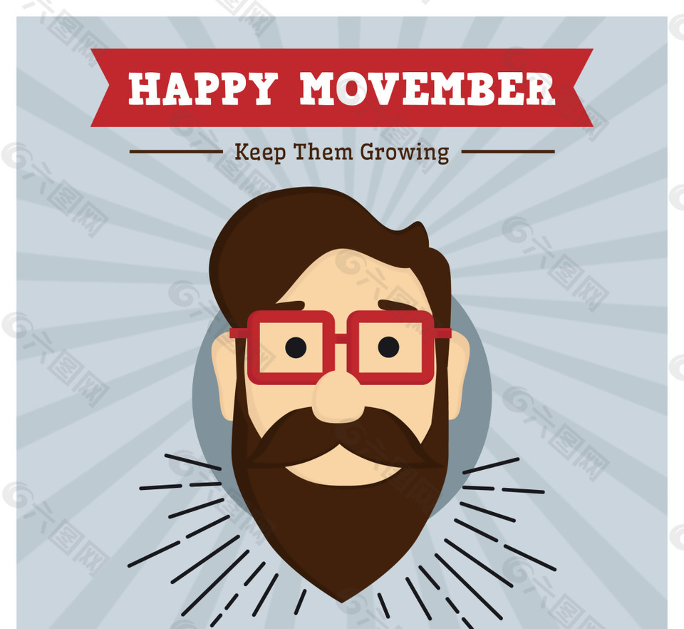 卡通人物头像素材设计