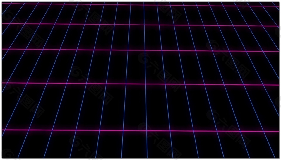 长方形网格涟漪变形视频素材