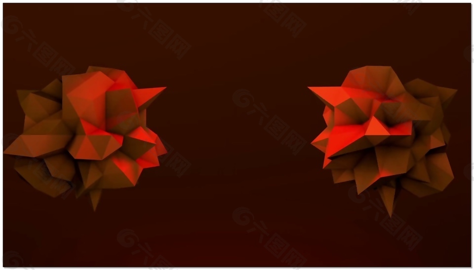 五棱柱纸盒瘪气视频素材