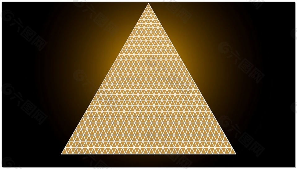 华丽金字塔3D视频素材