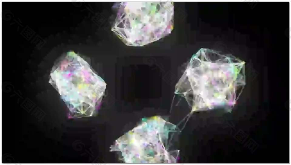 水晶钻石酷炫动态视频素材