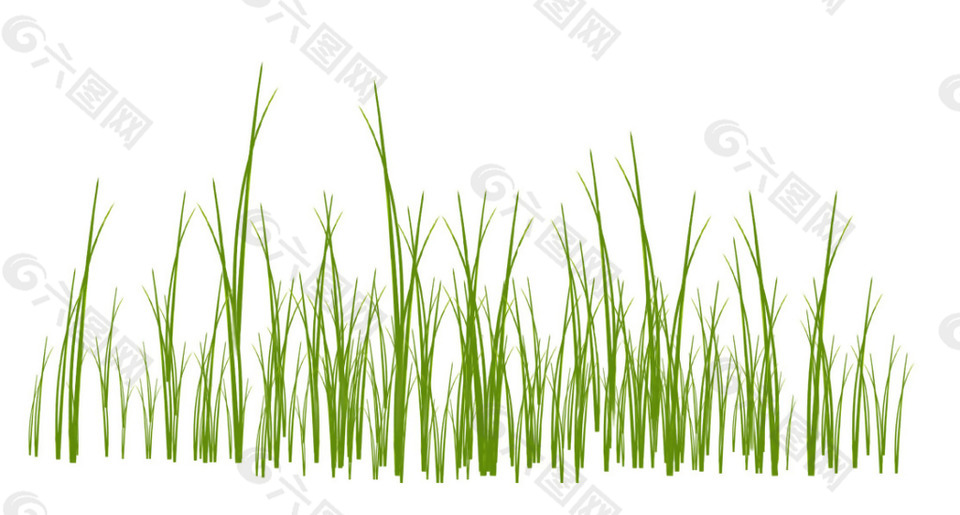 绿色细草png元素素材设计元素素材免费下载 图片编号 六图网