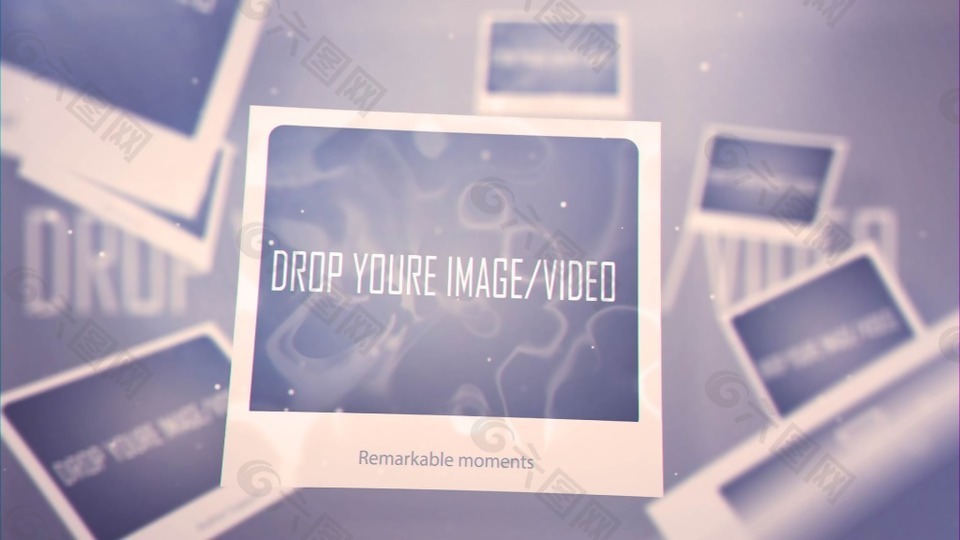 温柔美好的生活旅途空间图集展示AE模板