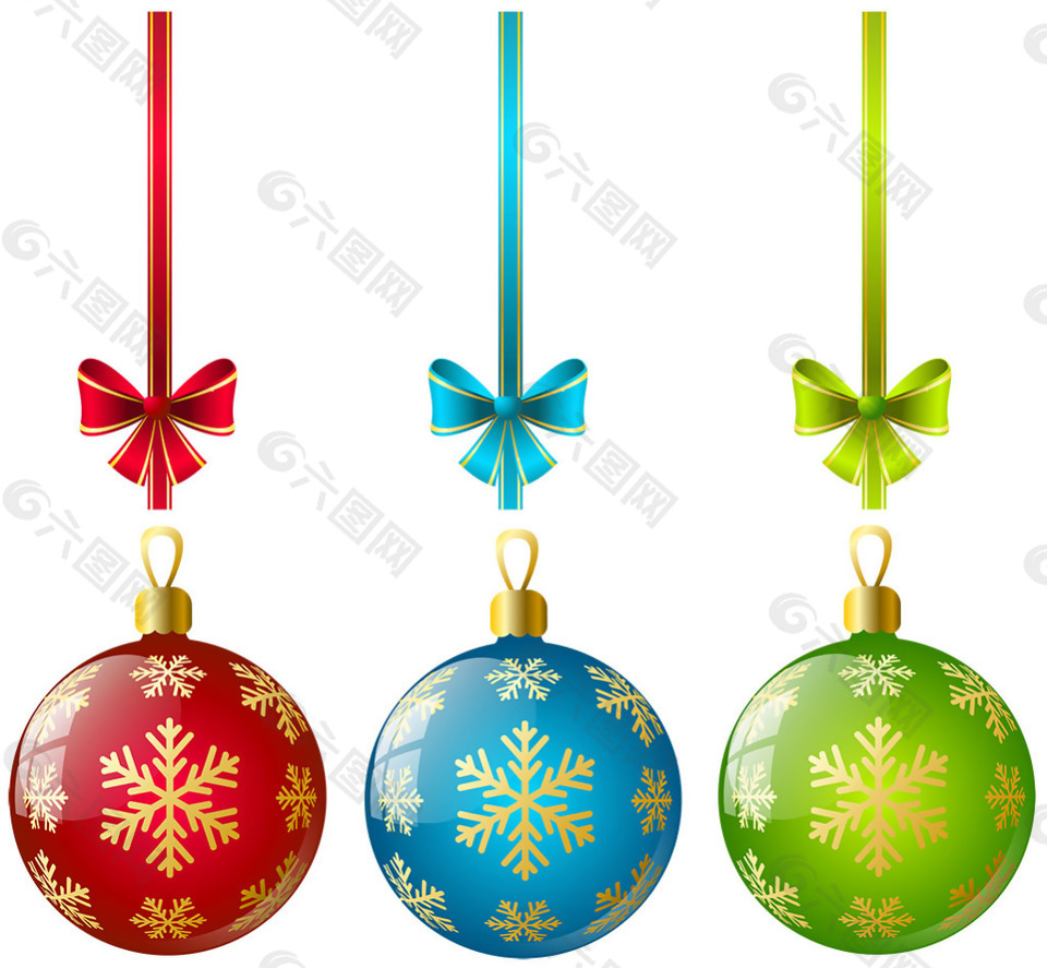 各种颜色圣诞球元素免抠png透明素材设计元素素材免费下载(图片编号:9012483)-六图网