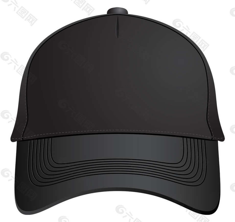黑色的鸭舌帽子免抠png透明素材