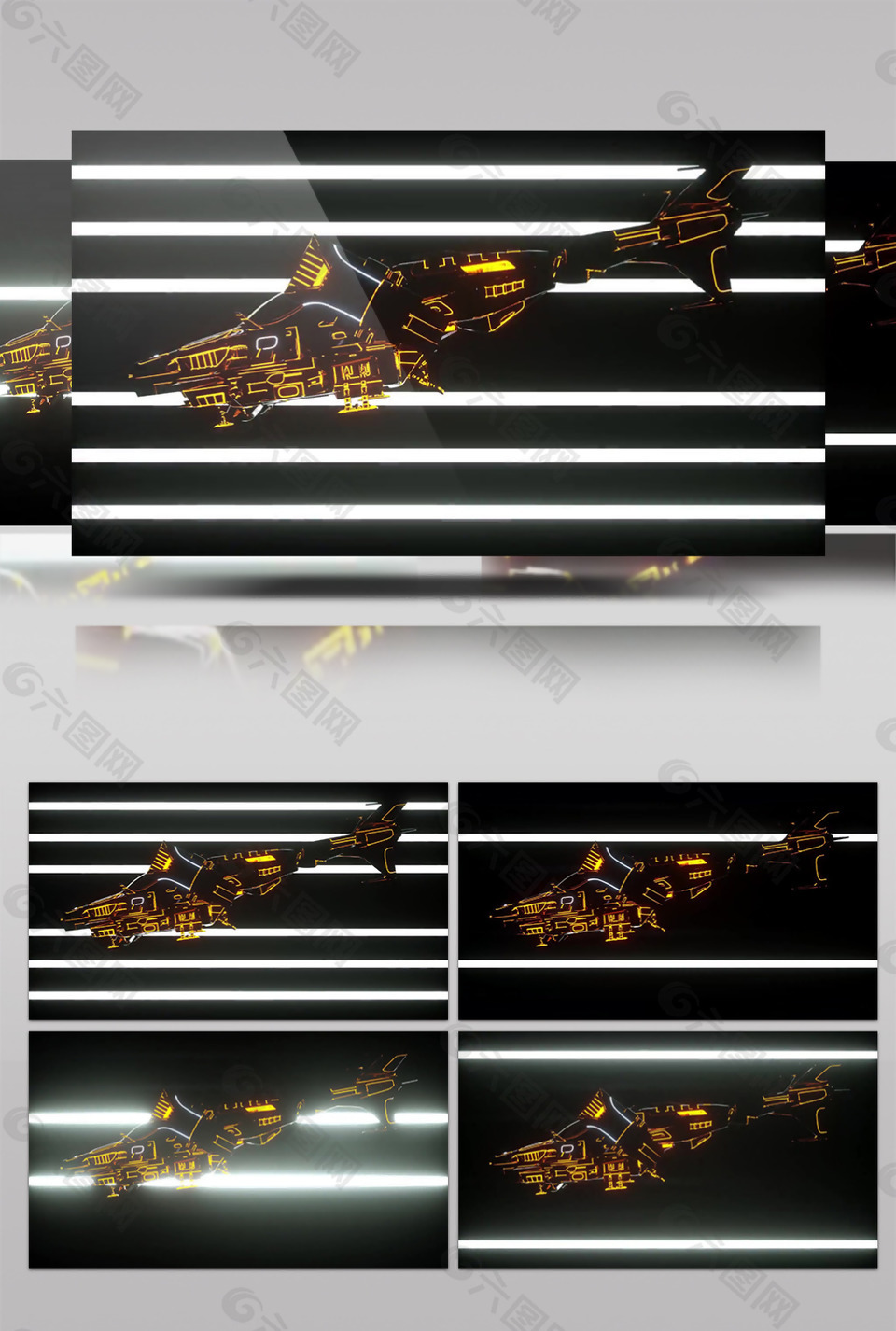 黄色豹子动态视频