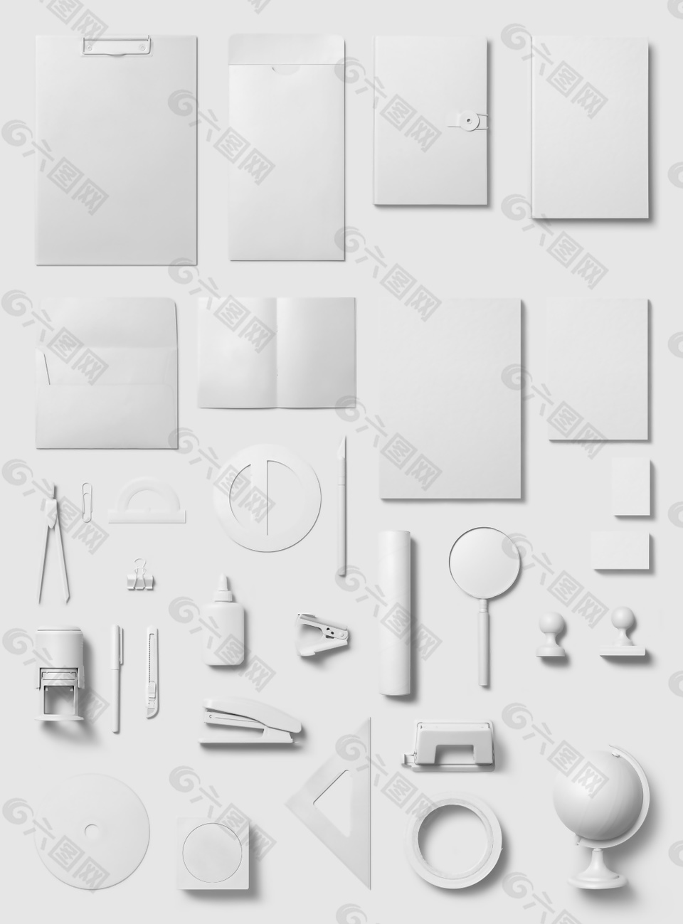 各种文具实物图