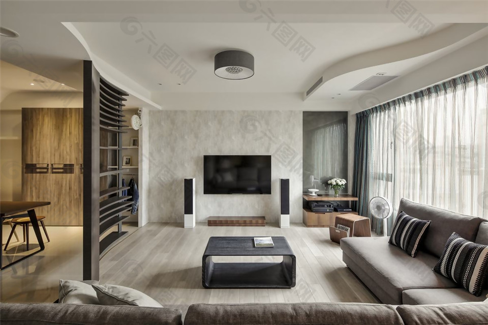 简约客厅装修效果图