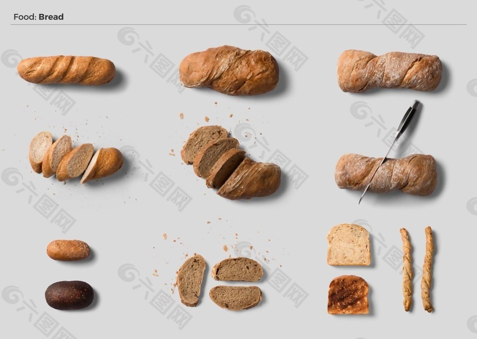 简简单单欧式面包背景psd源文件