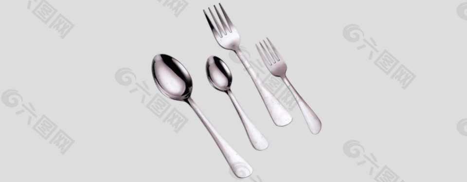 勺子和叉子图片免抠psd透明素材