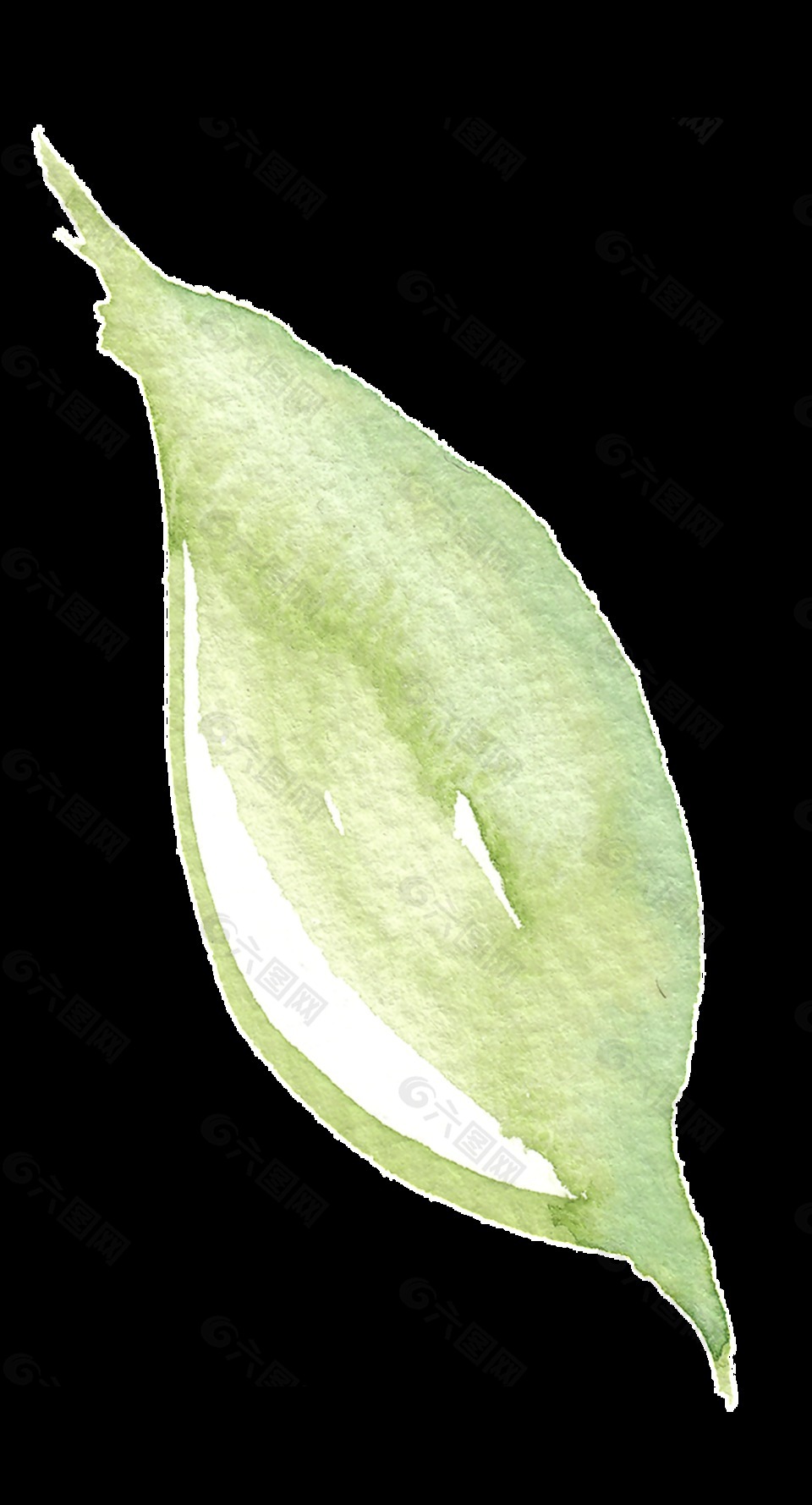 晶光叶片卡通透明素材