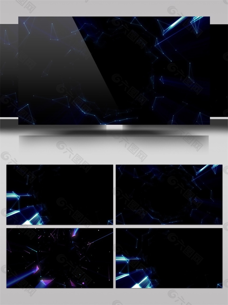 超浪漫唯美的星座图视频素材