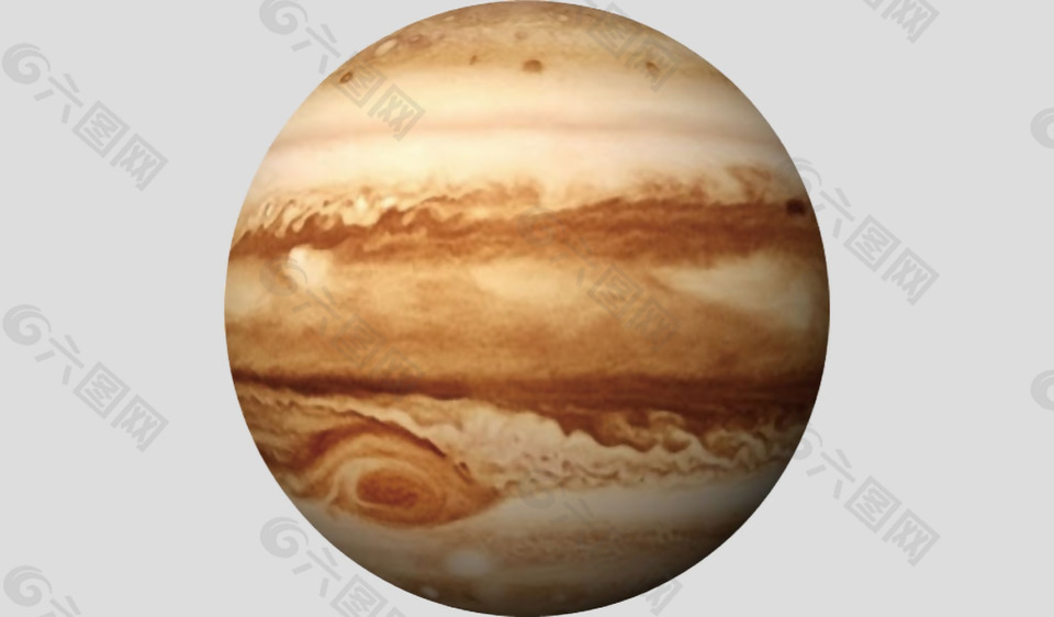 美丽图案木星免抠psd透明素材
