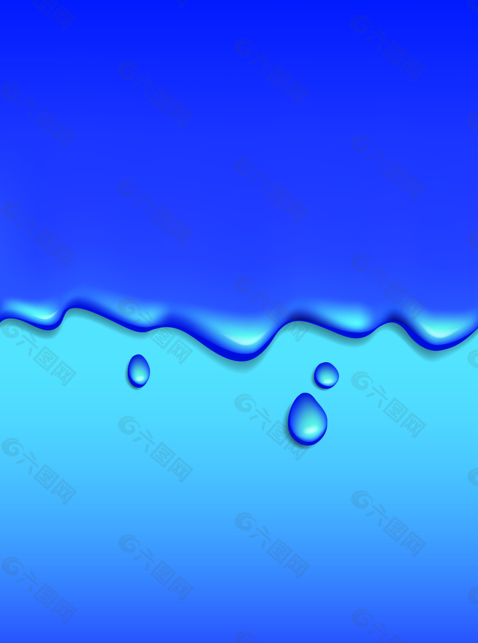矢量质感大气蓝色液体背景素材背景素材免费下载 图片编号 六图网