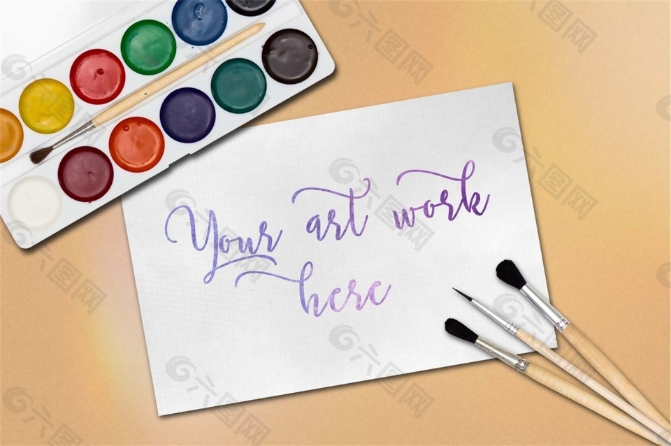 描绘邀请卡片psd源文件