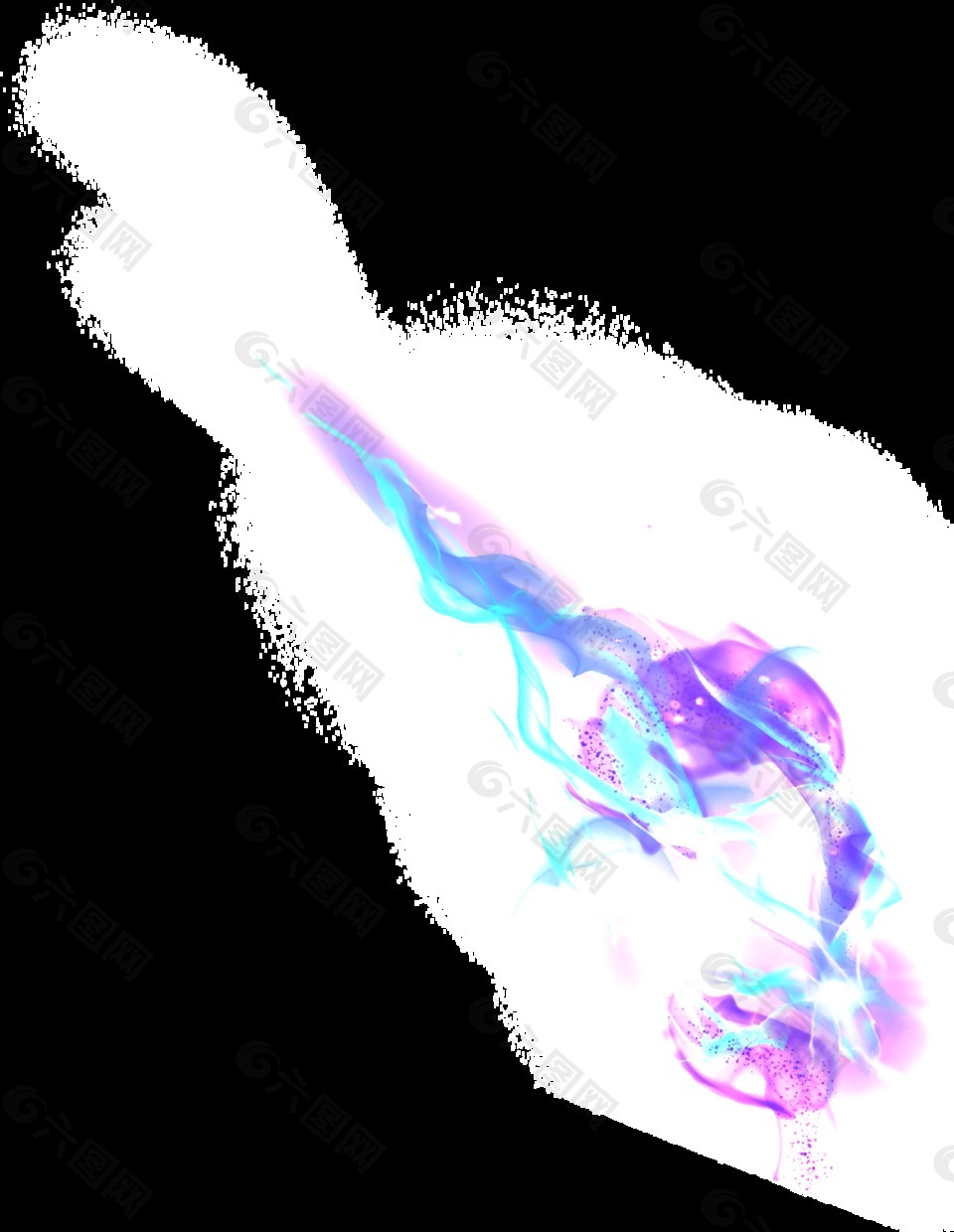 唯美色彩卡通透明素材