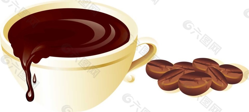 咖啡豆咖啡元素