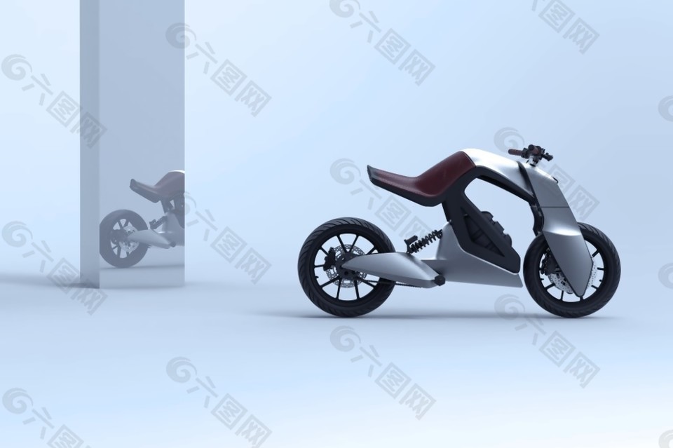 创意摩托车机械产品设计JPG