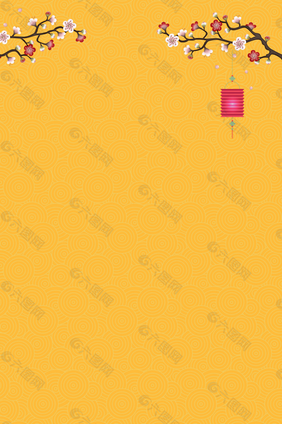黄色复古喜庆背景