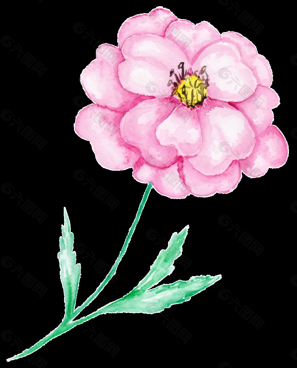 冰粉花蕊透明装饰素材