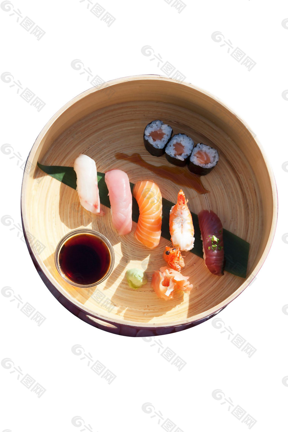 清新刺身料理美食产品实物