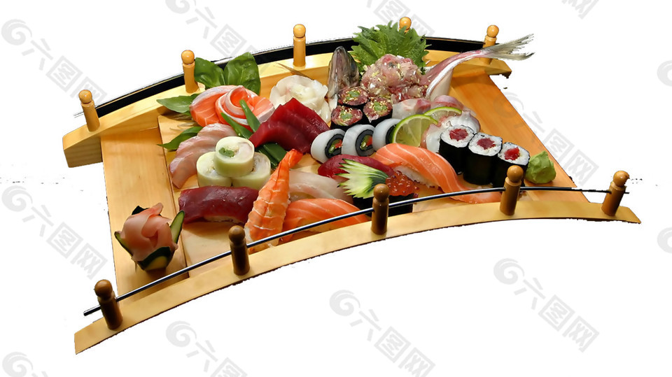 鲜美生鲜寿司料理美食产品实物