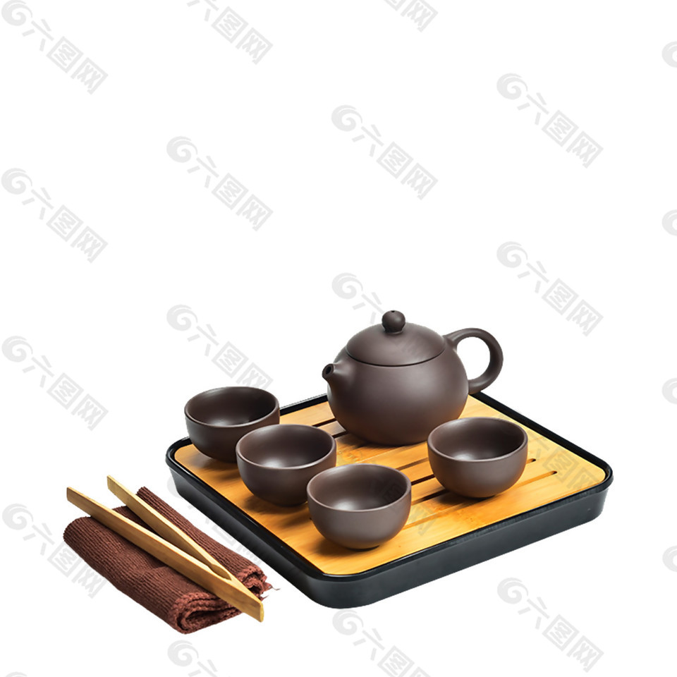 清新雅致木制茶几产品实物