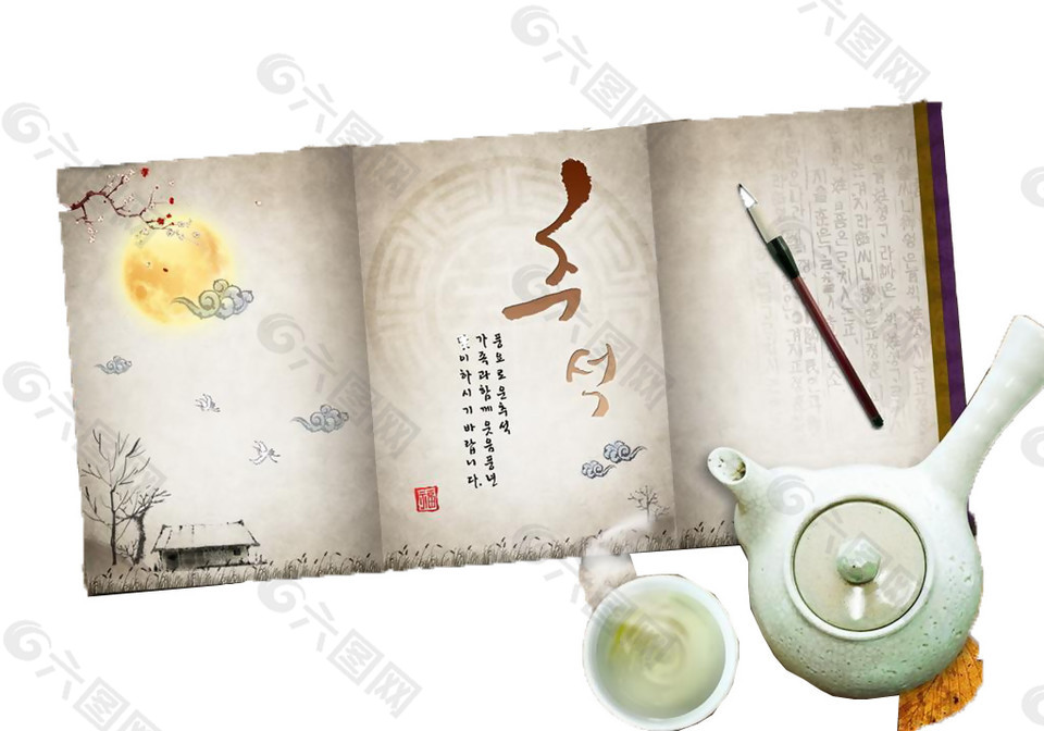 雅致风格浅色陶瓷茶壶产品实物