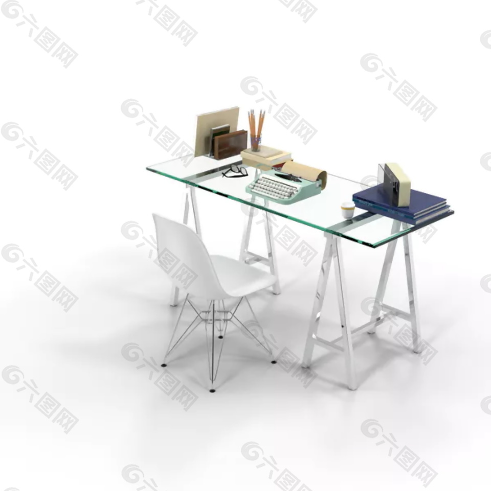 玻璃桌椅设计