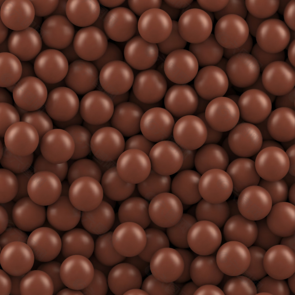 褐色巧克力豆背景