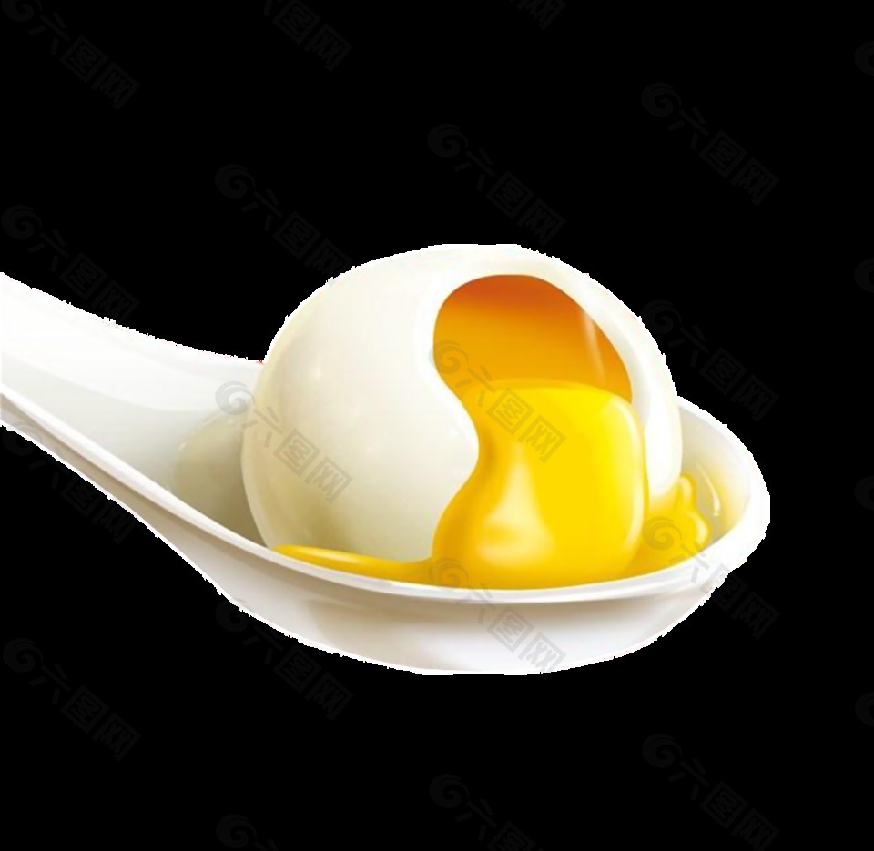 手绘卡通汤圆装饰素材