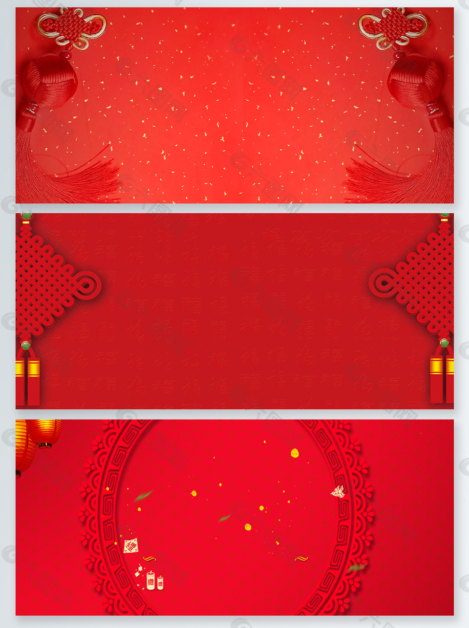 红色中国喜庆新年新春背景背景素材免费下载 图片编号 六图网