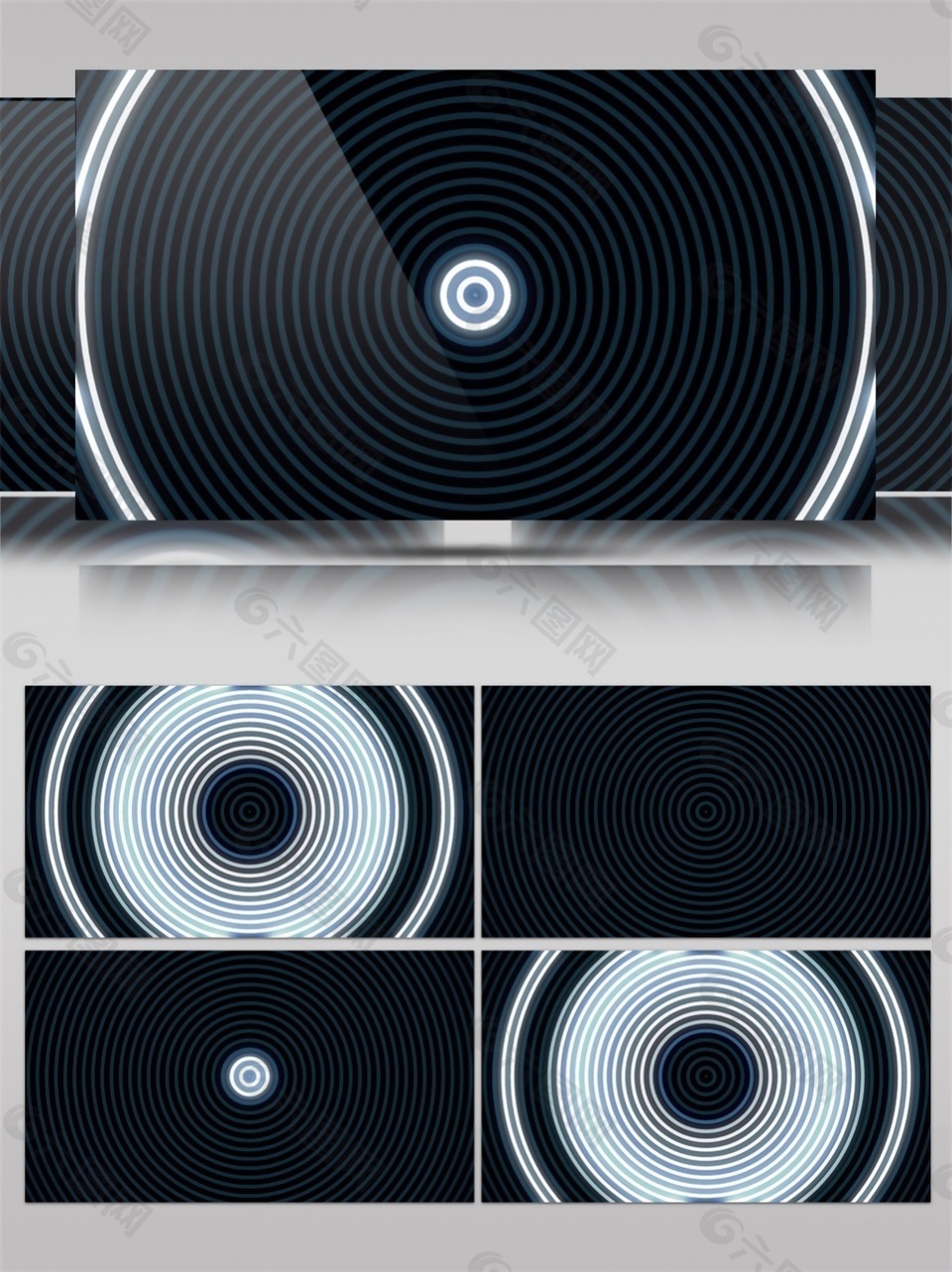 牛顿环衍射高清视频素材