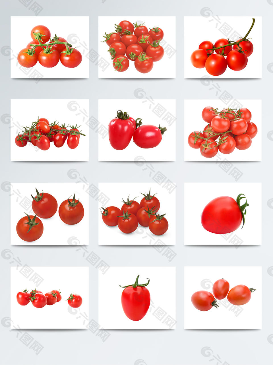 新鲜红色果蔬圣女果小番茄