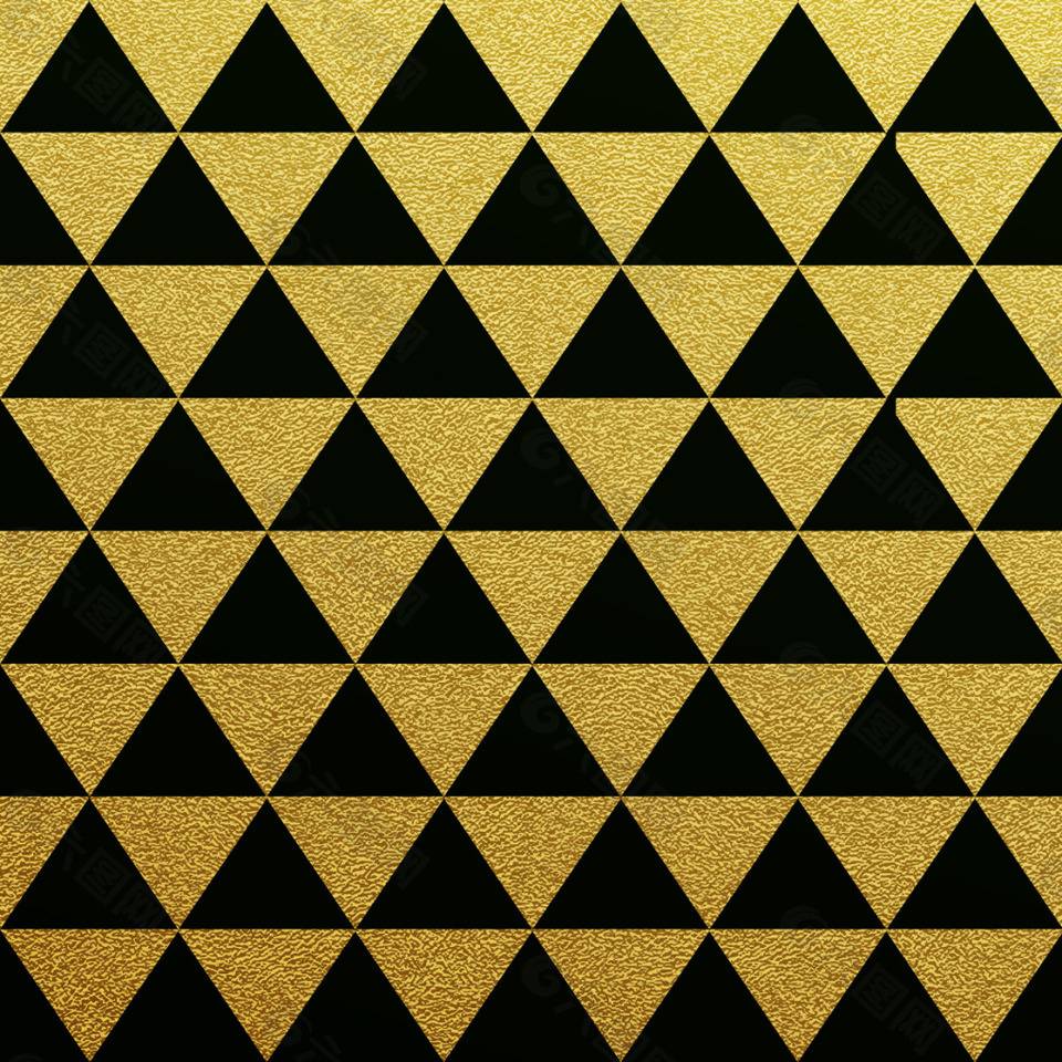 时尚金色几何三角型纹理