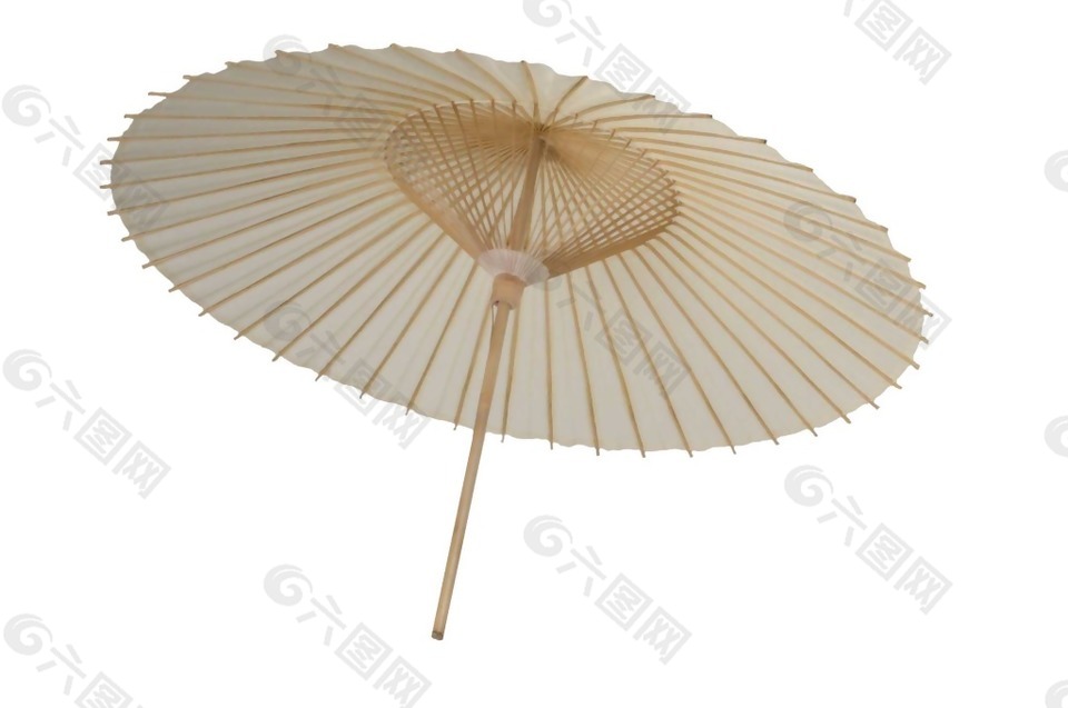 白色油纸伞png元素