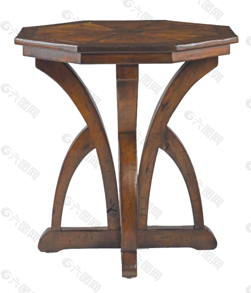 复古菱形木质桌子设计