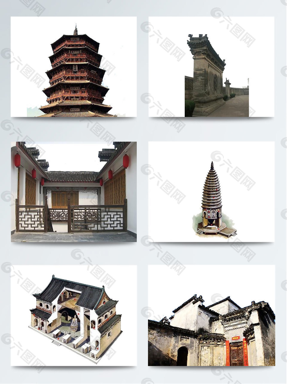 中国民居传统特色风俗建筑