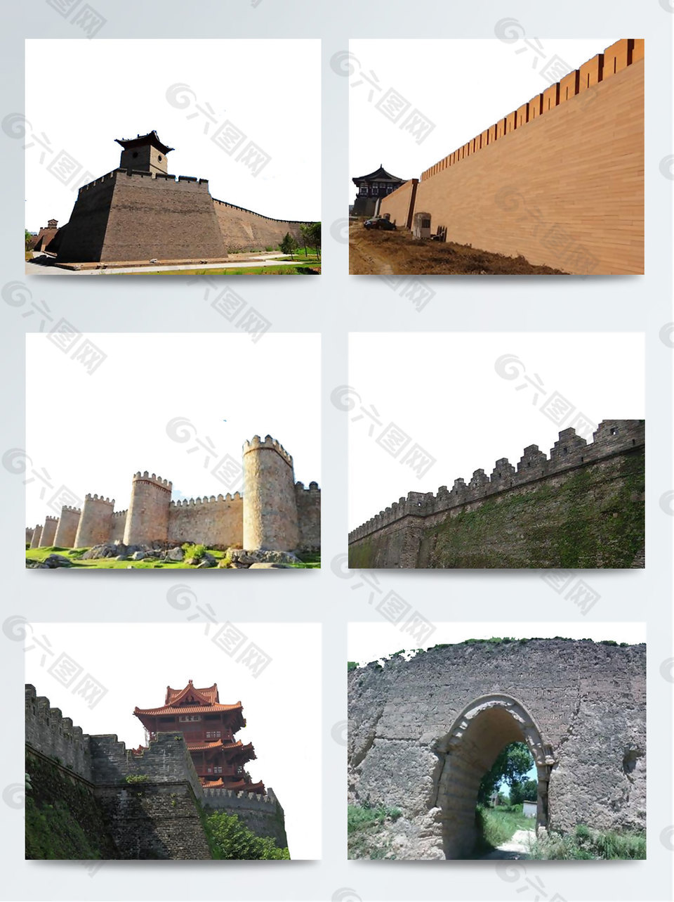 中国元素土城墙建筑