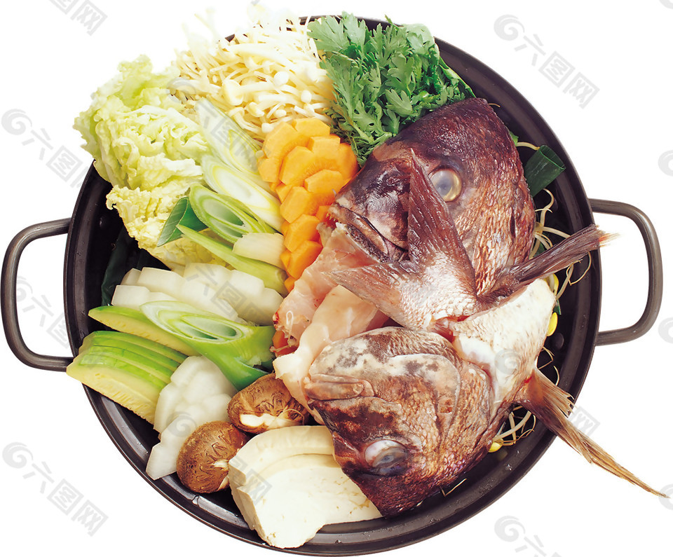 鲜美蔬菜火锅产品食物