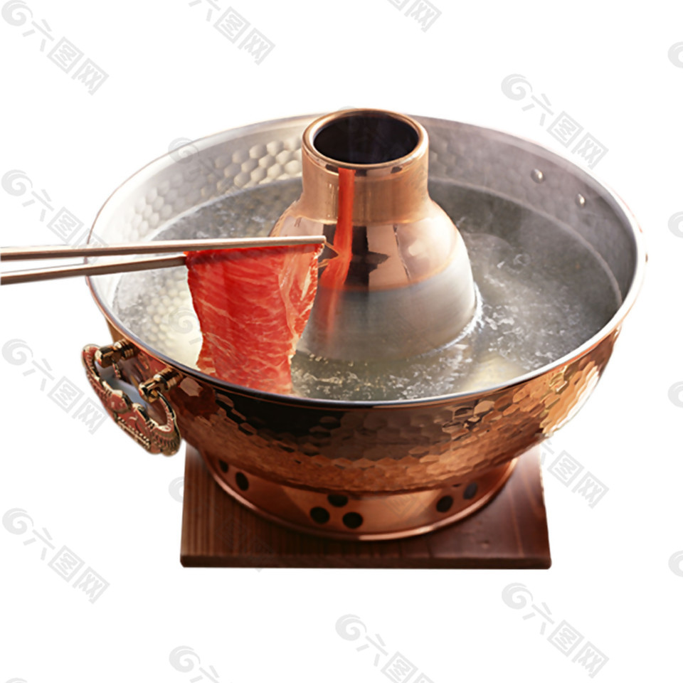 铜制涮火锅产品实物