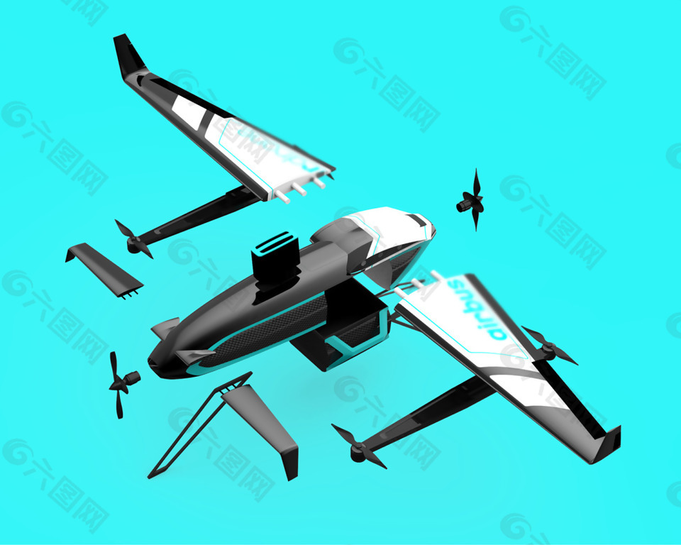 概念模型的飞行器jpg素材