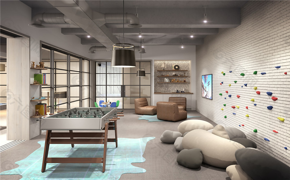 欧式温馨风格室内设计效果图