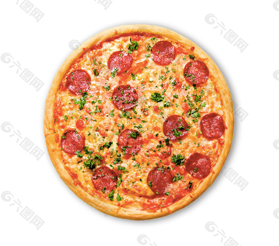 香肠披萨免抠图案