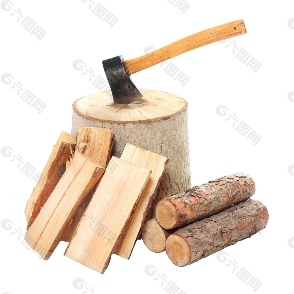 圆木头木材png元素