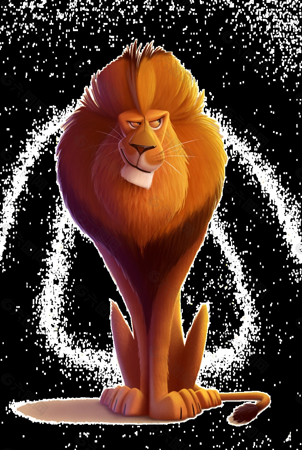 童话狮子王图案元素