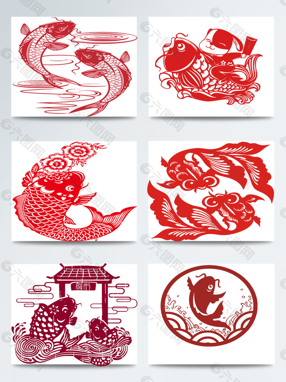 中国传统剪纸艺术图案