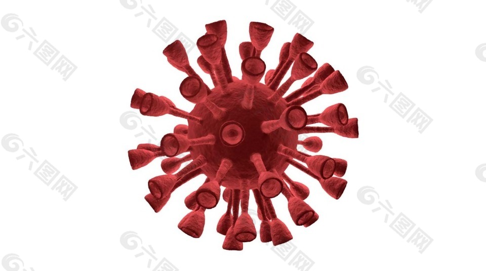 红色圆形饰物png元素