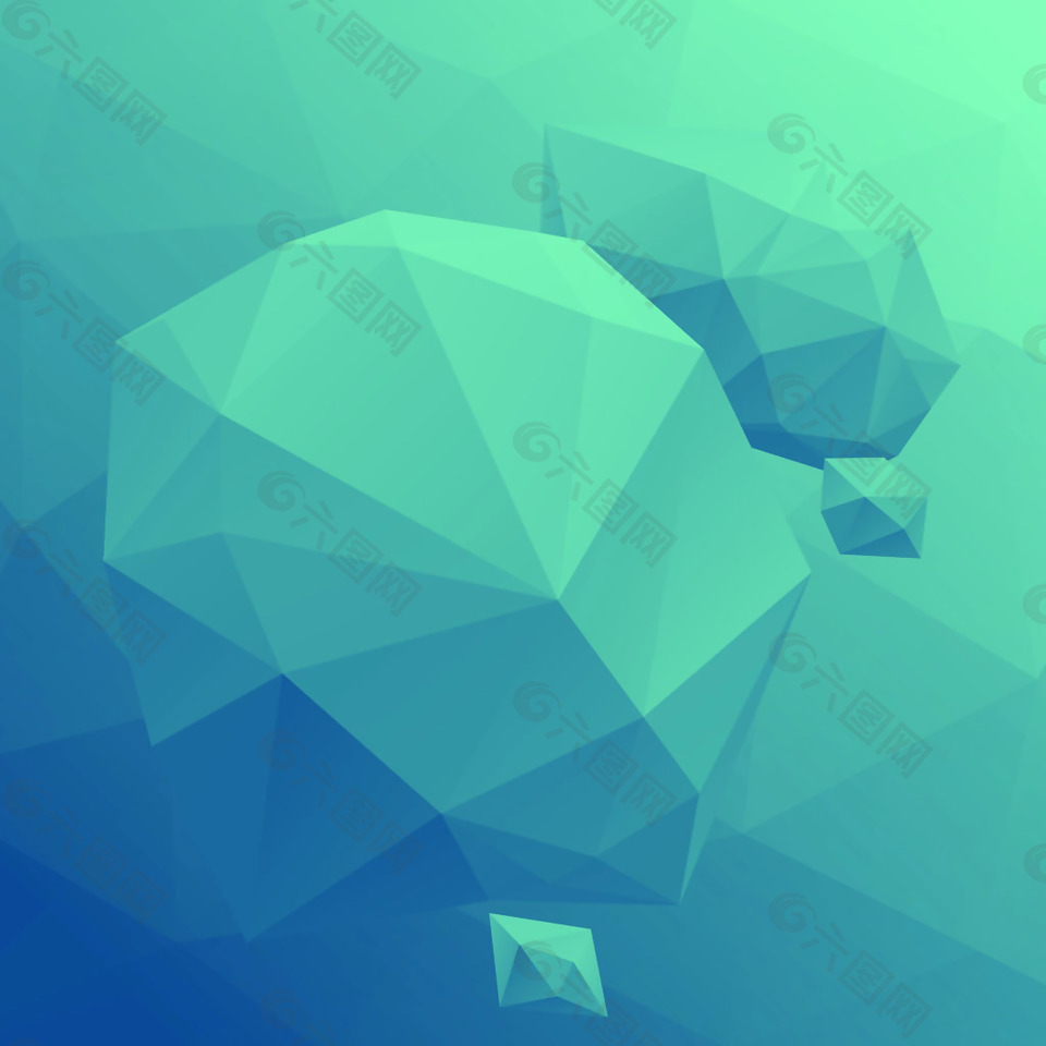 多边形背景图矢量素材