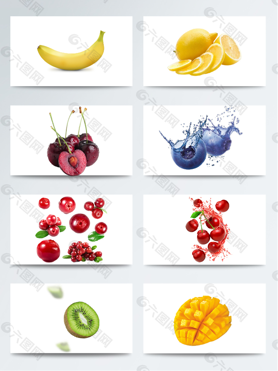 各色各样的水果透明素材合集